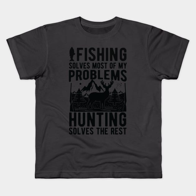 Funny  Hunter Kids T-Shirt by busines_night